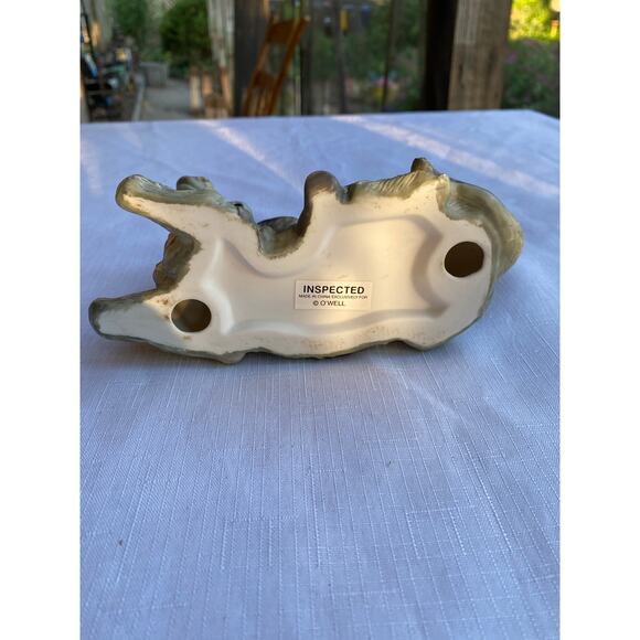 VTG O'Well Christmas Nativity DONKEY Grandeur Noel Porcelain Figurine 5x7in EUC - Picture 7 of 11